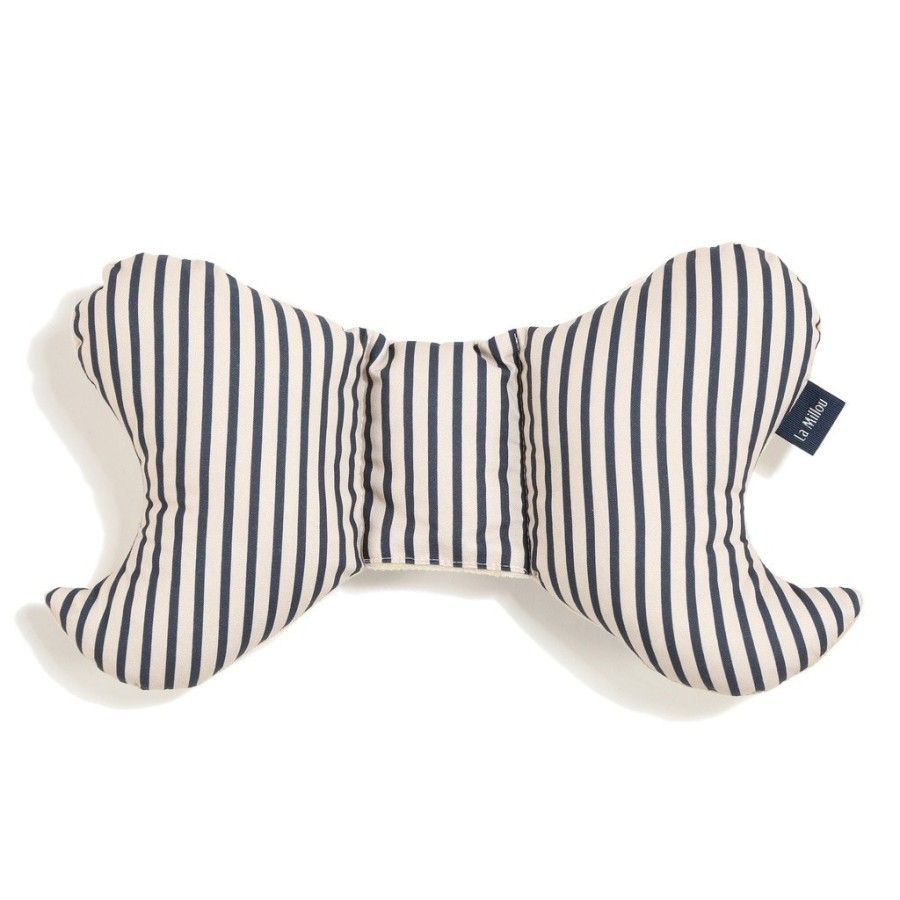 La Millou Poduszka Angel's Wings Bawełna Velvet STRIPES NAVY