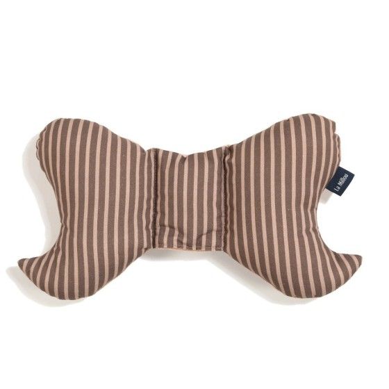 La Millou Poduszka Angel's Wings Bawełna Velvet STRIPES BROWN