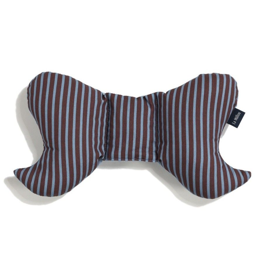 La Millou Poduszka Angel's Wings Bawełna Velvet STRIPES BLUE