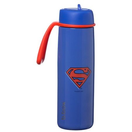 b.box Butelka termiczna ze stali nierdzewnej | składany ustnik 690 ml Superman