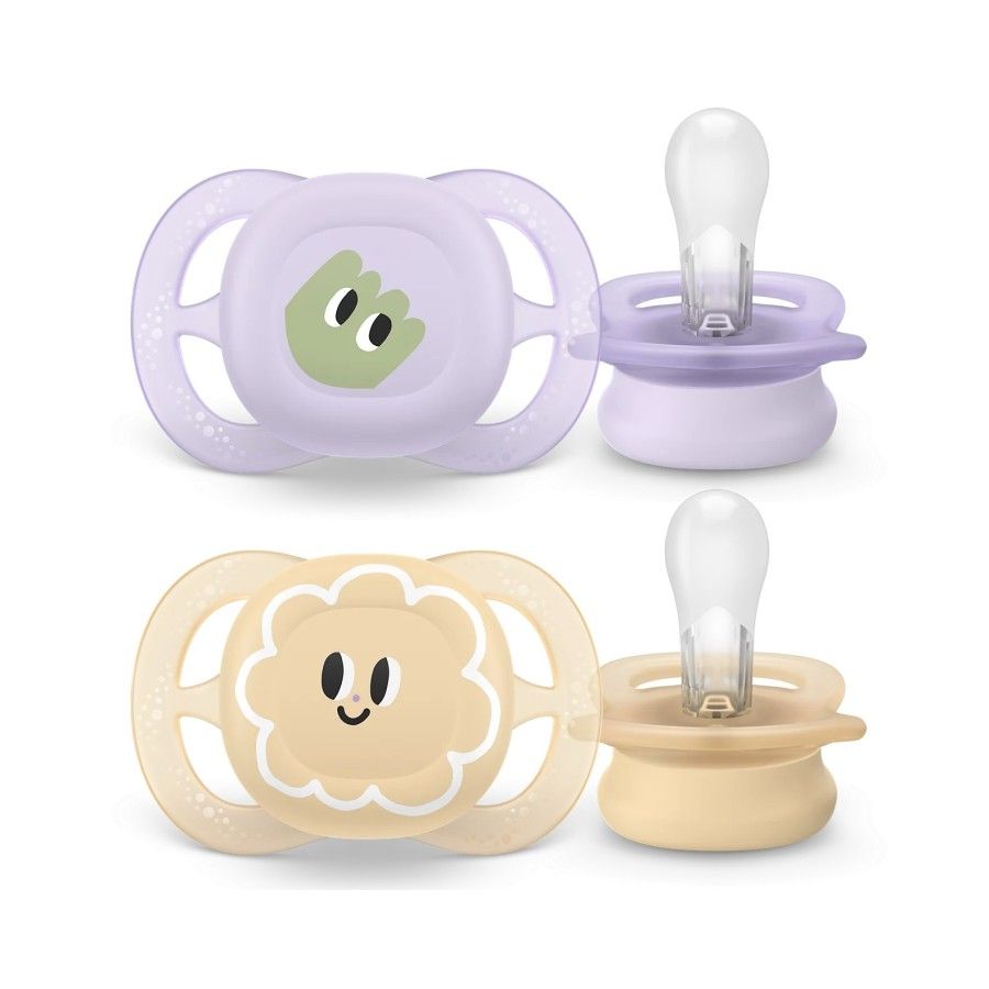 PHILIPS AVENT Smoczek uspokajający DAY&NIGHT GIRL 0-2