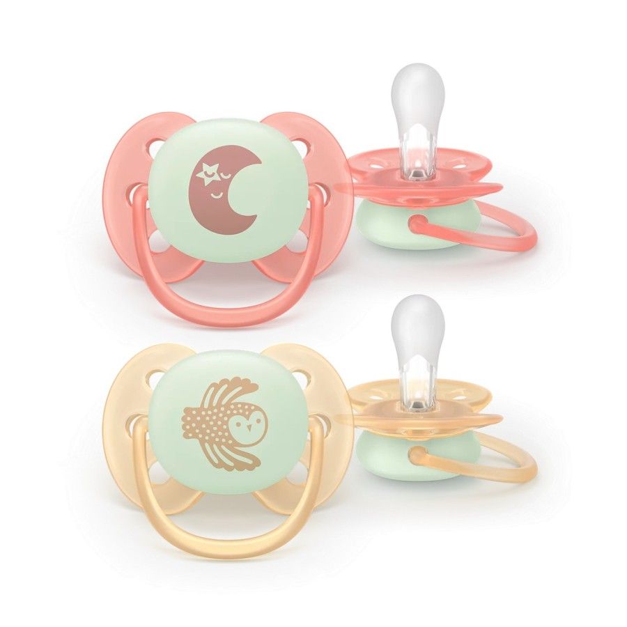 PHILIPS AVENT Smoczek uspokajający SOFT GIRL 0-6