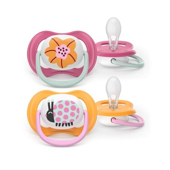 PHILIPS AVENT Smoczek uspokajający AIR HAPPY GIRL 6-18M