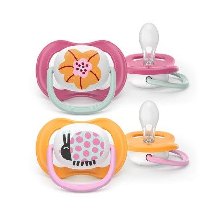 PHILIPS AVENT Smoczek uspokajający AIR HAPPY GIRL 6-18M