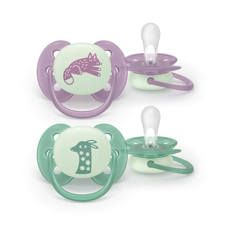 PHILIPS AVENT Smoczek uspokajający SOFT GIRL 6-18M