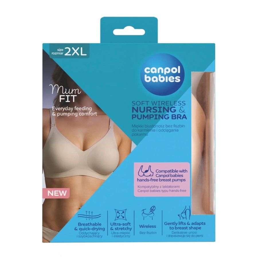 Canpol babies Biustonosz do karmienia i odciągania MumFIT 2XL