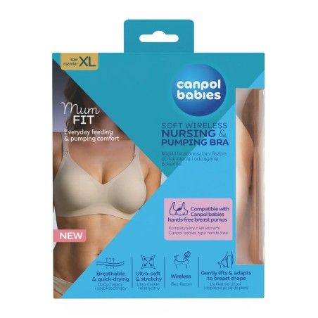 Canpol babies Biustonosz do karmienia i odciągania MumFIT XL
