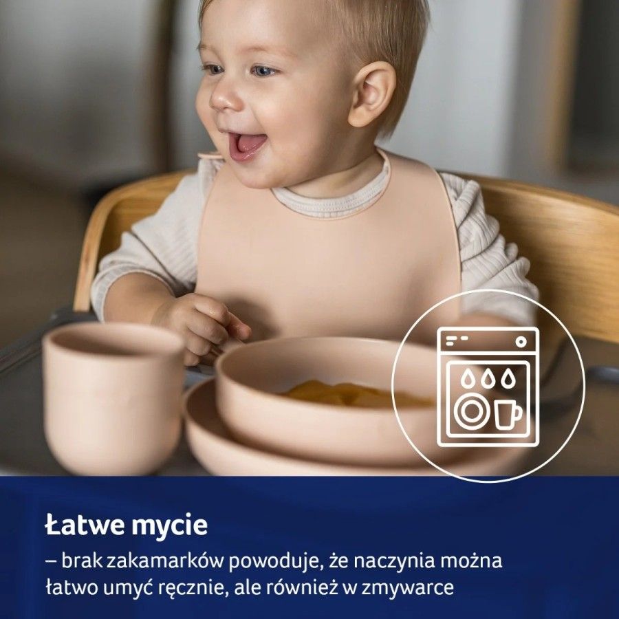 LOVI Zestaw naczyń z kubkiem Nude