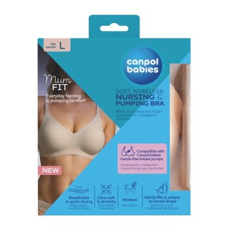 Canpol babies Biustonosz do karmienia i odciągania MumFIT L