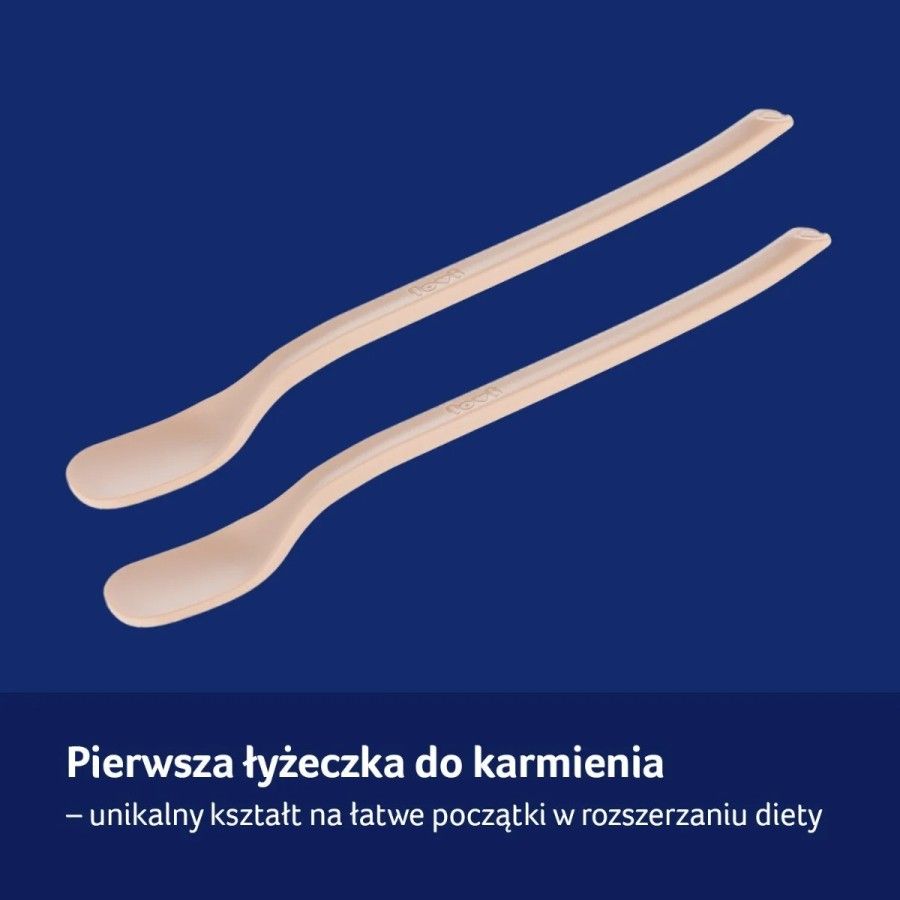 LOVI Pierwsza łyżeczka do karmienia LOVI 2 szt. Nude
