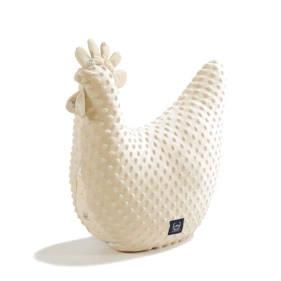 La Millou Poduszka Kura Babci Dany Minky BEBE MIGNON VANILLA sand