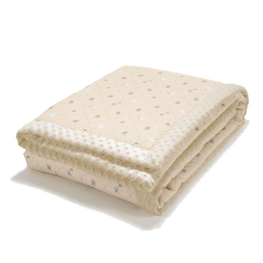 La Millou Ciepły Koc Minky XL BEBE MIGNON VANILLA sand