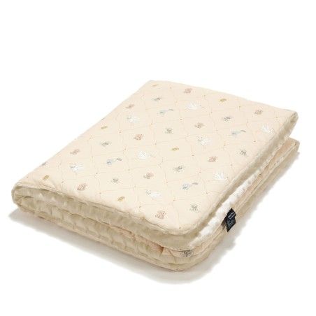 La Millou Ciepły Koc Minky M BEBE MIGNON VANILLA sand