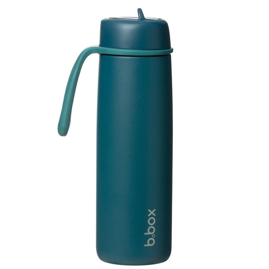 B.box Butelka termiczna bidon ze stali nierdzewnej składany ustnik 690 ml Sea Glass