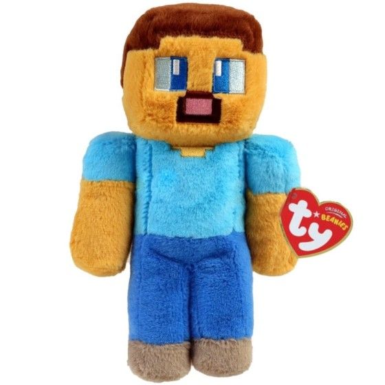 Ty Beanie Beanie Babies LicMinecraft Steve 15cm
