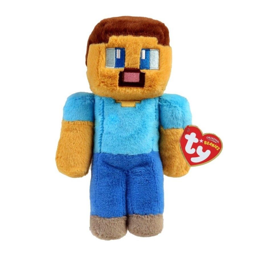 Ty Beanie Beanie Babies LicMinecraft Steve 15cm