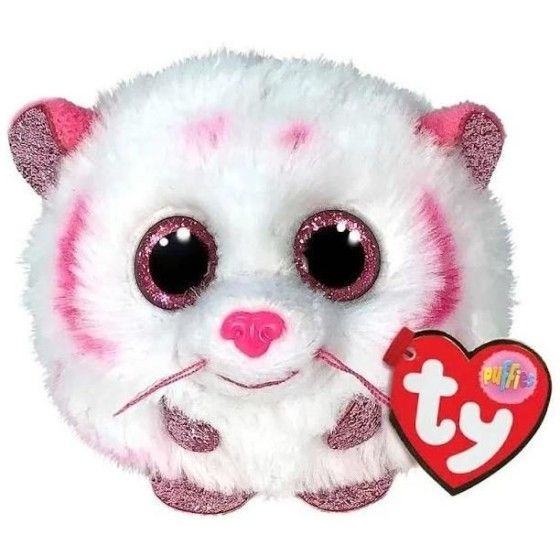 Ty Beanie Maskotka Puffies różowy/biały tygrys – TABOR