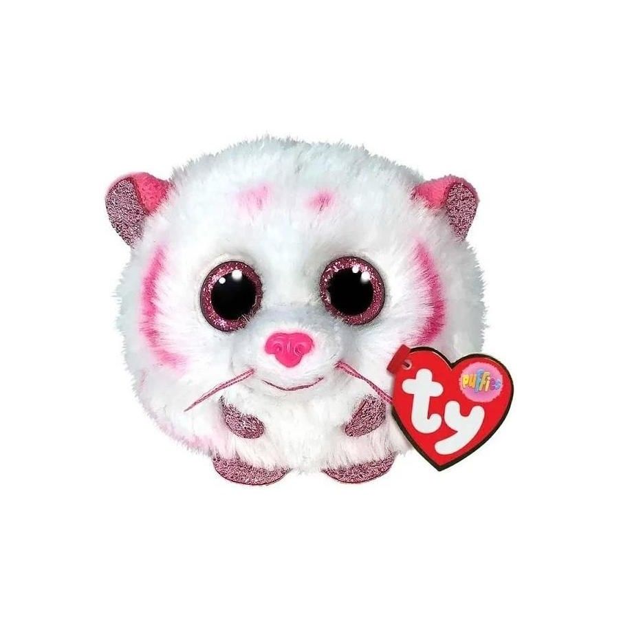 Ty Beanie Maskotka Puffies różowy/biały tygrys – TABOR