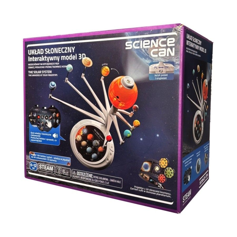 Science Can Układ Słoneczny Interaktywny model 3D 6+