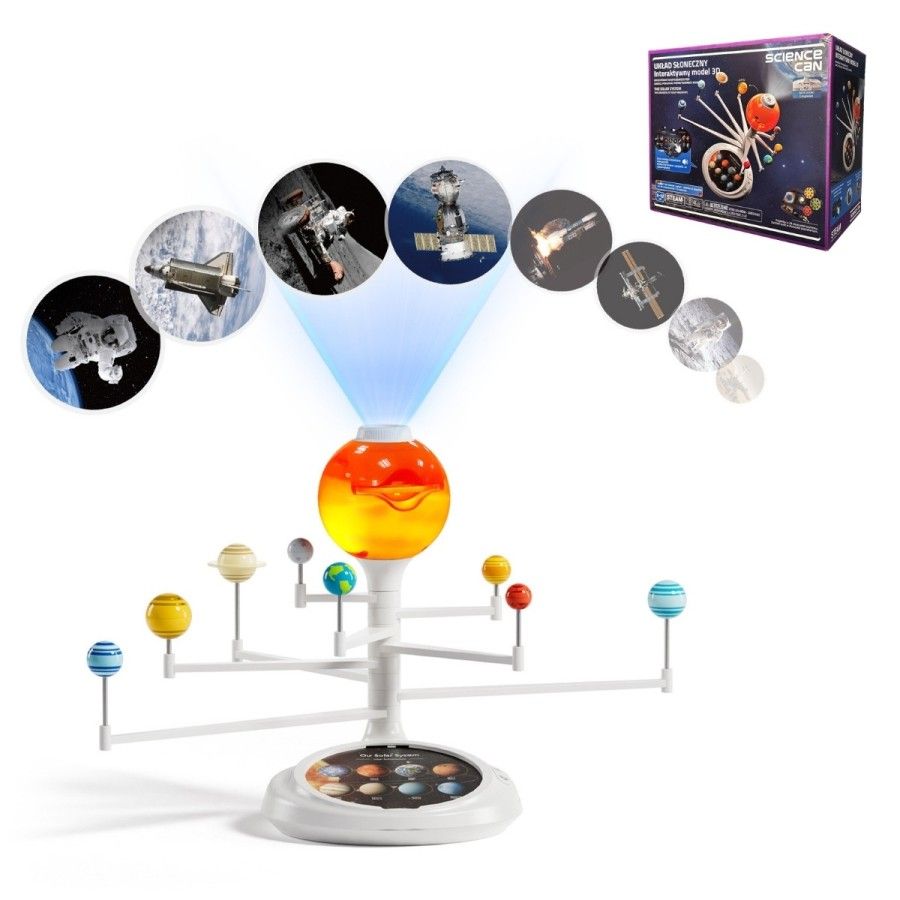Science Can Układ Słoneczny Interaktywny model 3D 6+