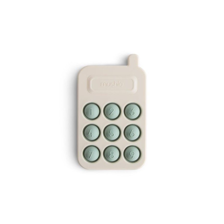 Mushie Zabawka Sensoryczna Telefon Pop It Cambridge Blue