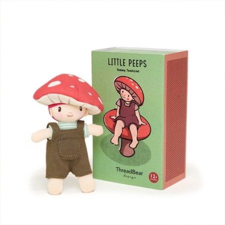 ThreadBear Design Laleczka w pudełku - Tommy Muchomorek