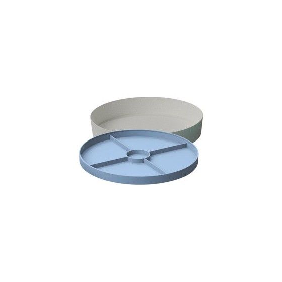 Jellystone, Tacka sensoryczna Play Tray Soft Blue 2w1 pojemnik niebieski