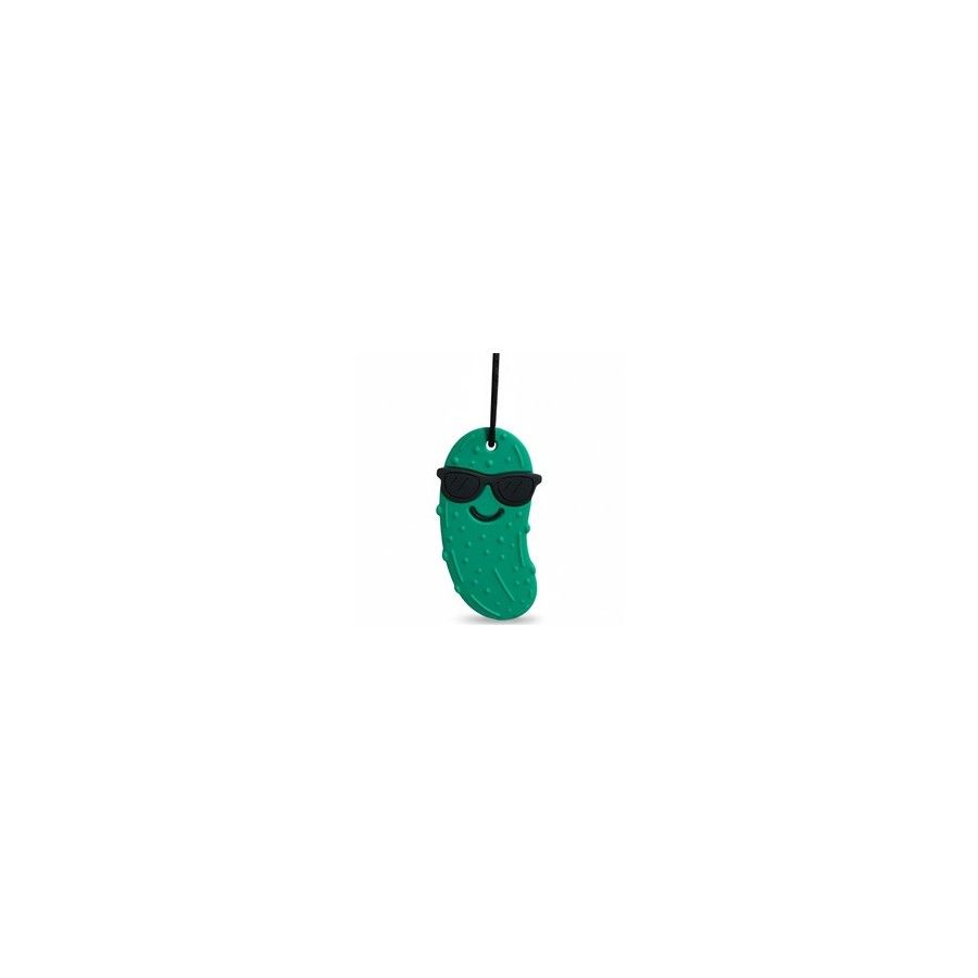Jellystone, Gryzak terapeutyczny MEDIUM, antystresowy naszyjnik–PICKLE PENDANT