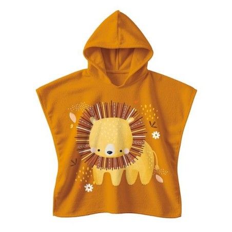 SASSI Okrycie kąpielowe z kapturem 100% cotton Lew 2-5 lat