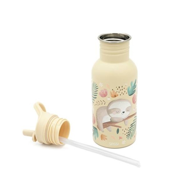 SASSI Butelka na wodę bidon 500 ml Leniwiec