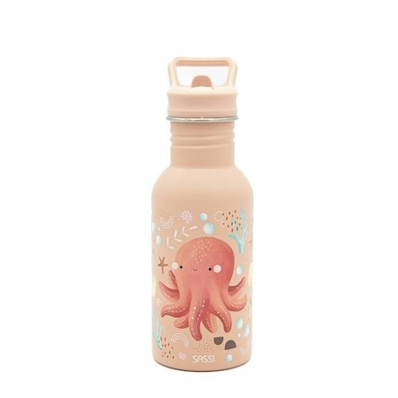SASSI Butelka na wodę bidon 500 ml Ośmiornica
