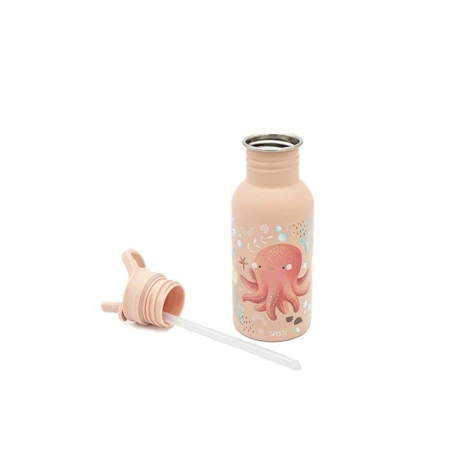 SASSI Butelka na wodę bidon 500 ml Ośmiornica