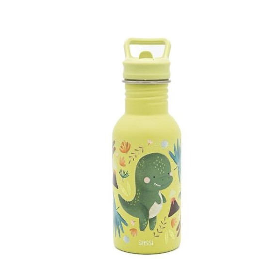 SASSI Butelka na wodę bidon 500 ml Dinozaur