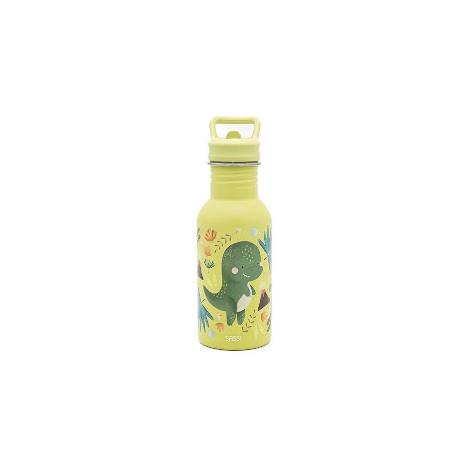 SASSI Butelka na wodę bidon 500 ml Dinozaur