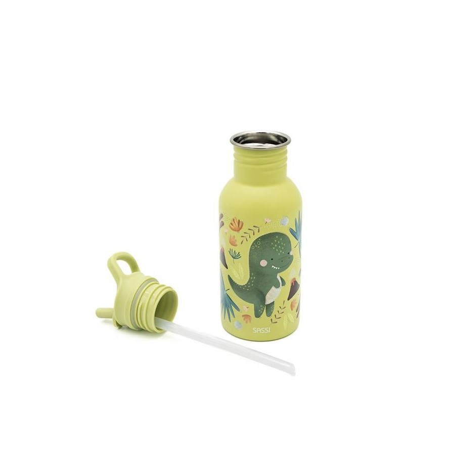 SASSI Butelka na wodę bidon 500 ml Dinozaur