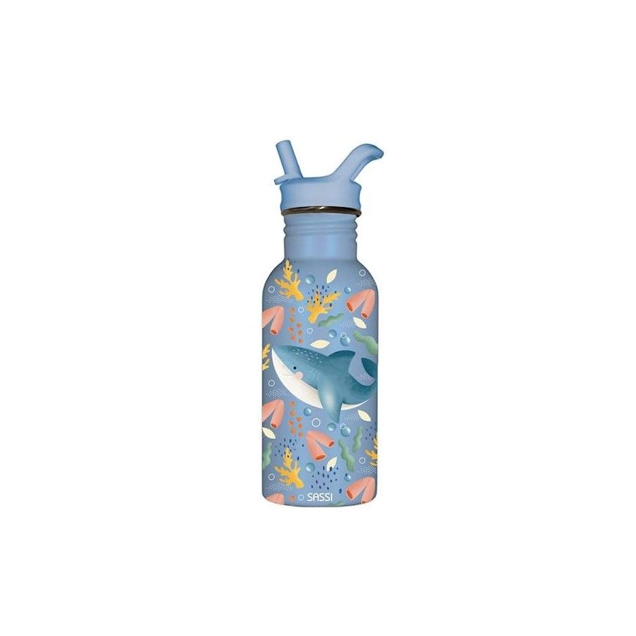 SASSI Butelka na wodę bidon 500 ml Rekin
