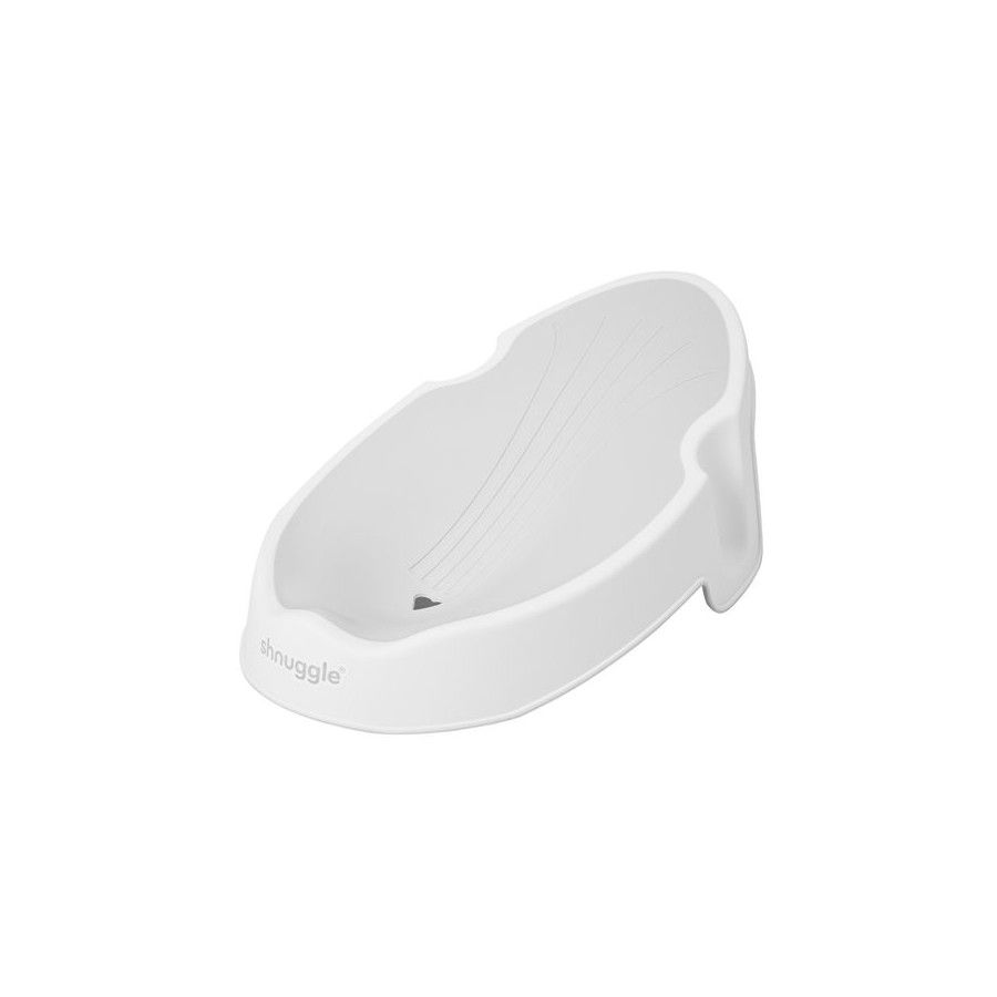 Shnuggle Leżaczek do Kąpieli Noworodka White Grey