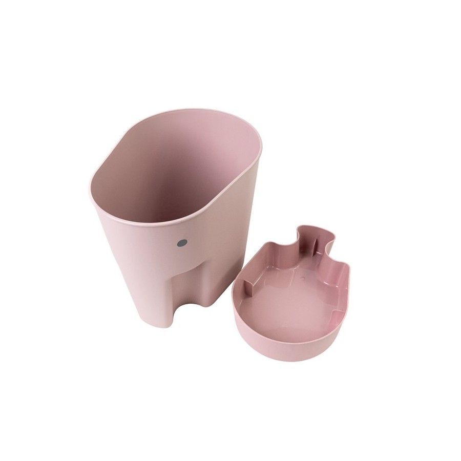 Shnuggle Wolnostojący Pojemnik na Zabawki do Kąpieli Ellie Blush