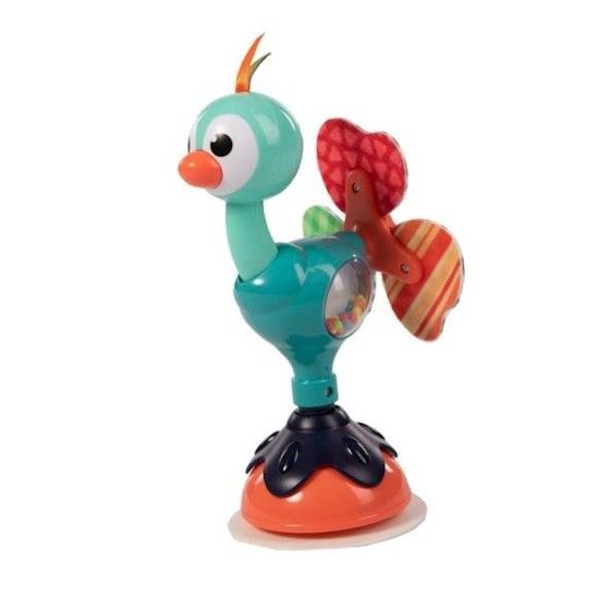 BO JUNGLE B-Zabawka Cute Peacock słodki paw na przyssawce