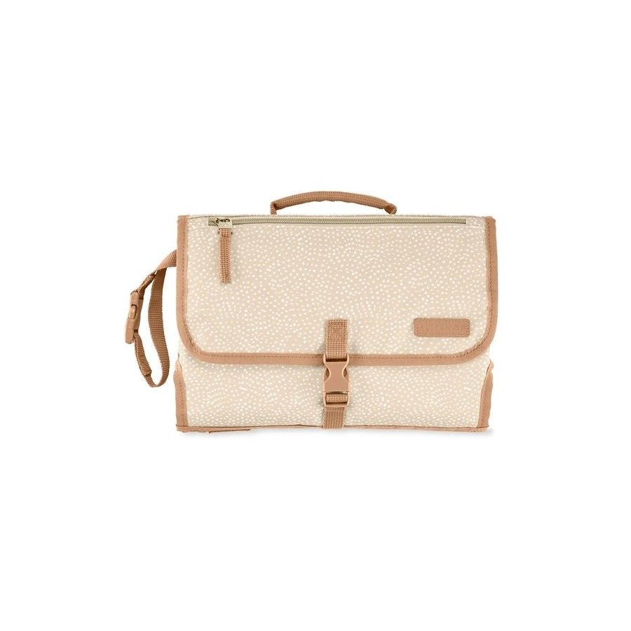 Skip Hop Mata do Przewijania Pronto Beige Swirl Dot