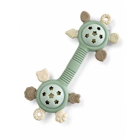 BO JUNGLE Silikonowa grzechotka sensoryczna Bo Jungle JADE
