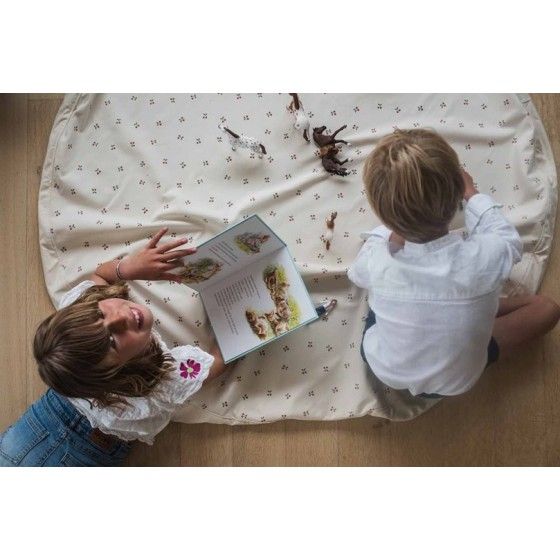 Play&Go NOOMAD Worek na Zabawki i Mata do Zabawy 2w1 Cherry