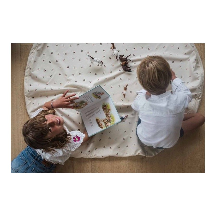 Play&Go NOOMAD Worek na Zabawki i Mata do Zabawy 2w1 Cherry