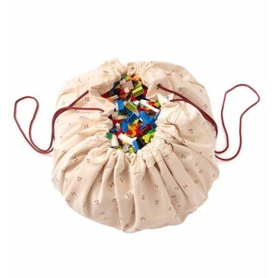 Play&Go NOOMAD Worek na Zabawki i Mata do Zabawy 2w1 Cherry