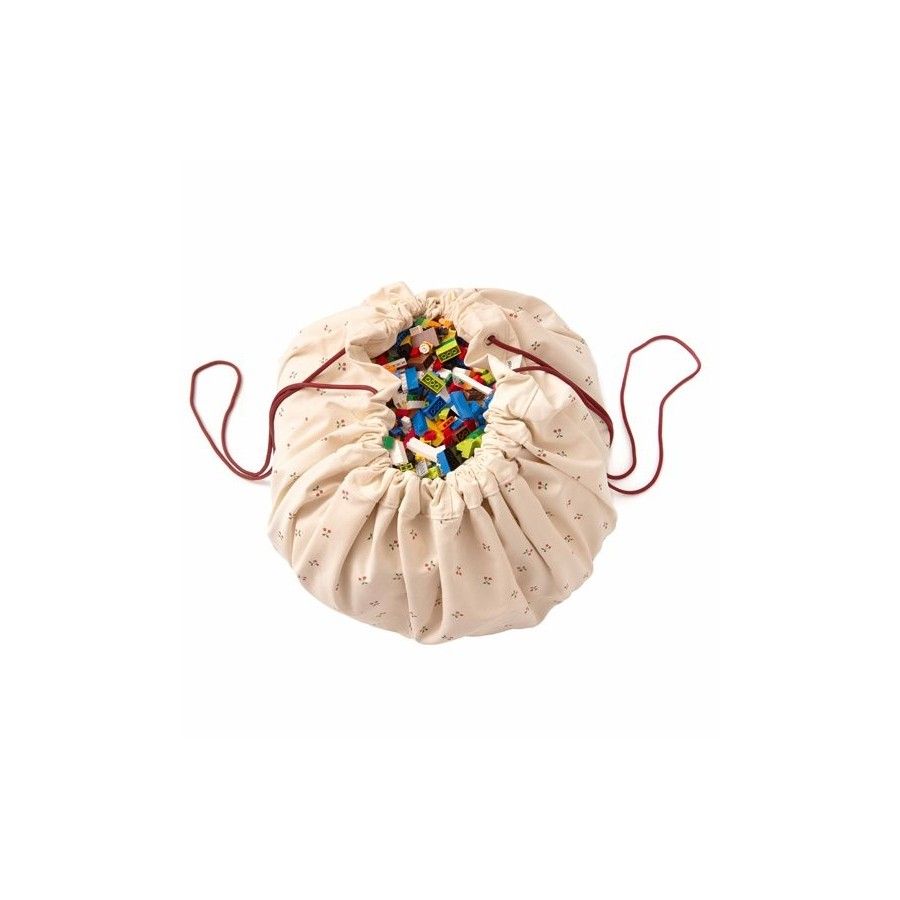 Play&Go NOOMAD Worek na Zabawki i Mata do Zabawy 2w1 Cherry