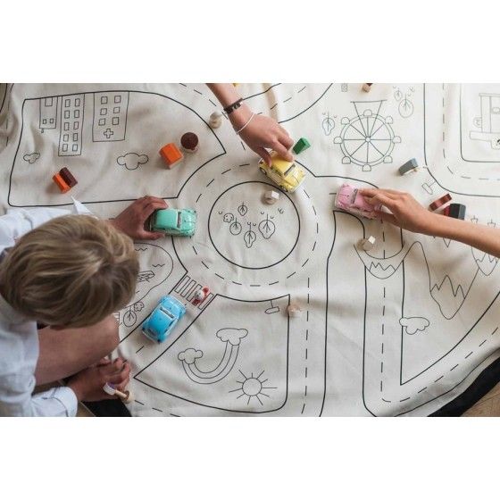 Play&Go NOOMAD Worek na Zabawki i Mata do Zabawy 2w1 Playville