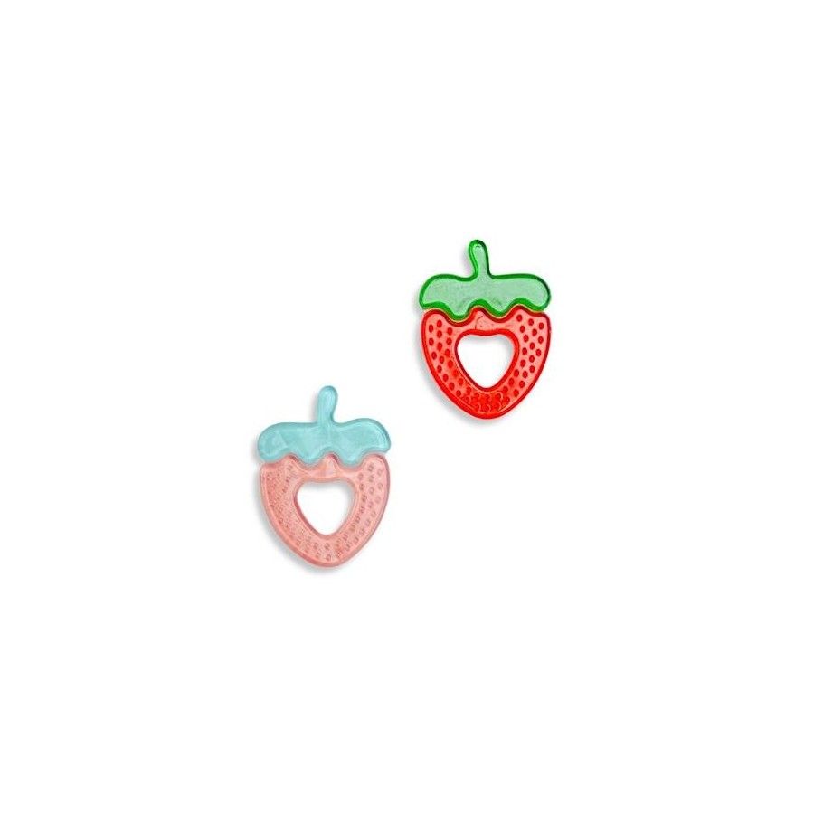 BO JUNGLE Chłodzący gryzak wodny Strawberry zestaw 2 szt