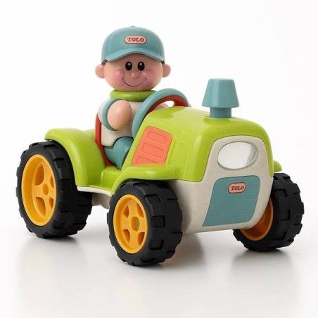 TOLO BIO Traktor z farmerem  First Friends 3 lata+