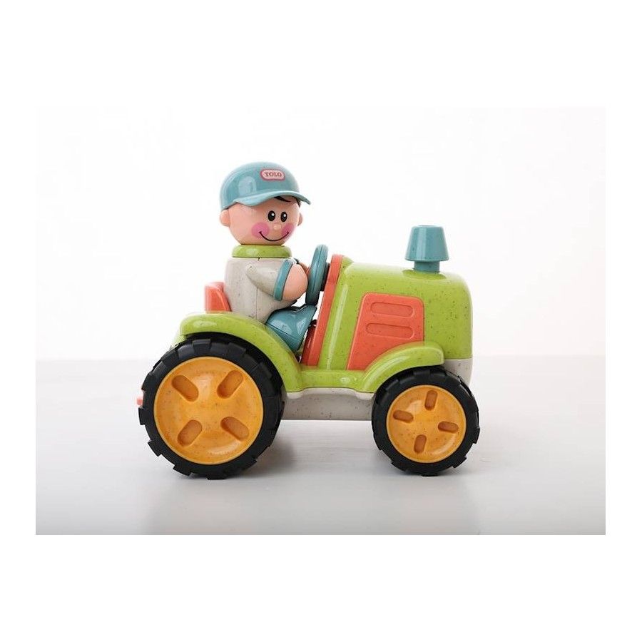TOLO BIO Traktor z farmerem  First Friends 3 lata+