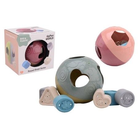 HAPPY WORLD  Sorter kształtów piłka BIOplastik MINT 18m+
